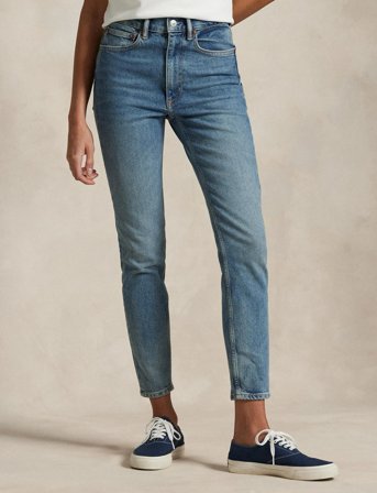 Polo Ralph Lauren High-Rise Super-Slim Jean - Blue - 30