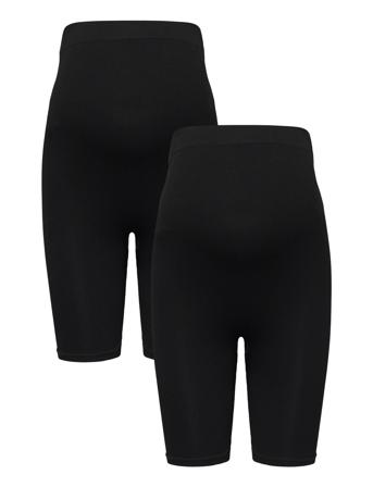 Vmmisa Hw Seamless Biker Short 2P Bottoms Shorts Cycling Shorts Black Vero Moda Maternity