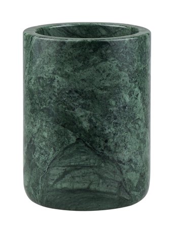 Mette Ditmer Marble Toothbrush Holder - Green - Ø7.5X H10CM