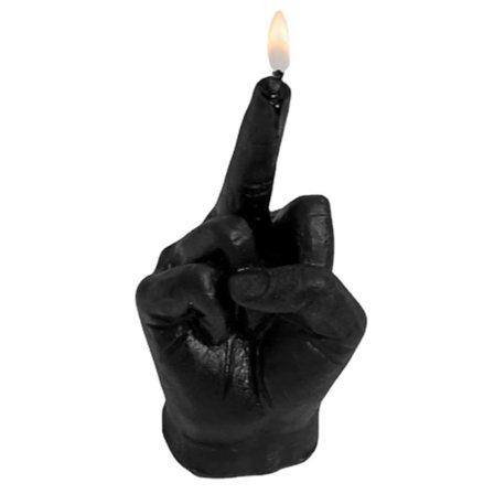 Morsom middelfingerlys lindrer stress følelsesduftlys for stue