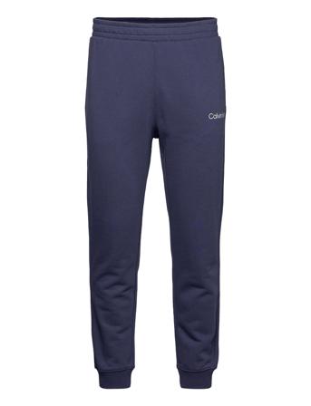 Pw - Knit Pant Collegehousut Olohousut Sininen Calvin Klein Performance