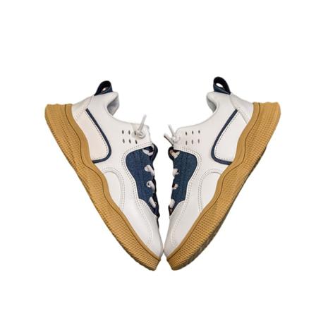 Platta Sneakers För Barn Med Rund Tå
