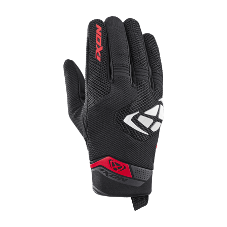 Guantes de Moto Ixon Mig 2 Airflow Negro/Blanco/Rojo S