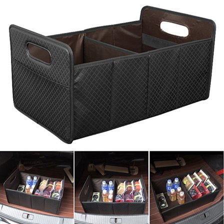 Stor Car Boot Organizer Prydlig förvaringslåda i baksätet