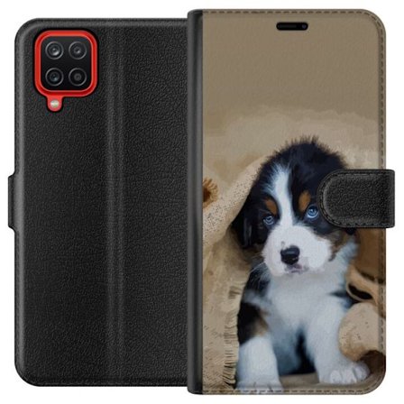 Kompatibelt Plånboksfodral till Samsung Samsung Galaxy A12 Hundbebis
