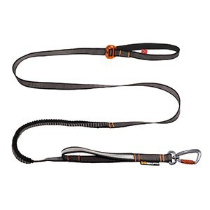 Non-Stop Dogwear Touring bungee adjustable, 2,1m, Black/Grey