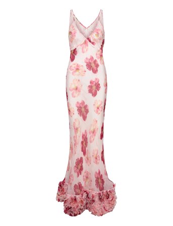 Organza Slip Dress Pink By Ti Mo