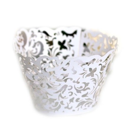 100 muffinsformar Bakform Non-stick Muffin Förpackningsform Alla hjärtans dag Bröllop Pappersform Födelsedagsfest Dekoration