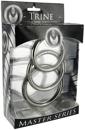 Trine Steel Ring Collection - Woome.pl