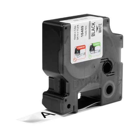 Tape Rhino flex nylon 19mm svart på vit - Lyreco - Kontorsmaskiner - Märkmaskiner och tape - Tape - Dymo Rhino