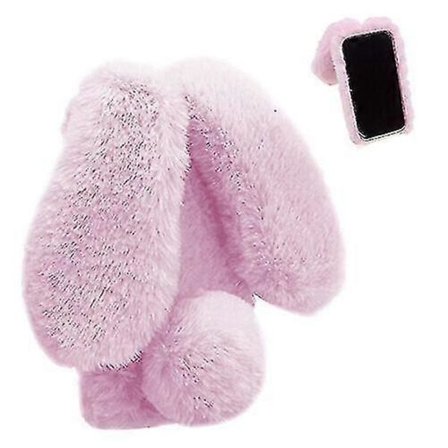Etui til Samsung Galaxy A14 5g Søt Fluffy Kanin Pels Kanin Pels Plysj Deksel Ball Beskyttende Søt Leke Jenter Kompatibel Med Samsung Galaxy A14 5g 