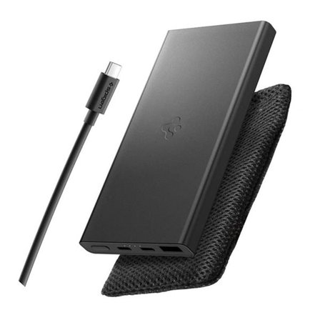 Spigen Essential EA2210 Power Bank 10000 mAh 22.5W - Sort