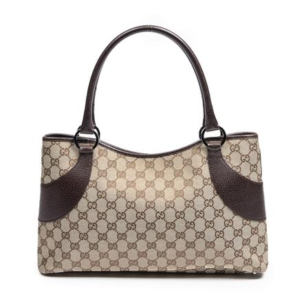 Gucci Vintage, Pre-owned Handbags Bruin, Dames, Maat:ONE Size,Canvas