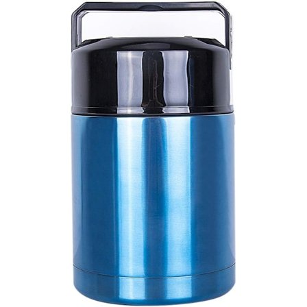 Stor isolerad matbehållare för matlagning 35 oz 1000 ml, rostfritt stål inre läckagesäker soppburk och matförvaring