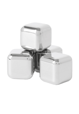 Åhléns Home Whiskystenar BISTRO, 4-pack Köksredskap Silver ONESIZE