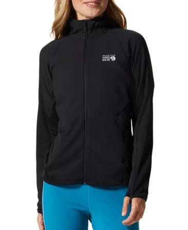 Mountain Hardwear Stratus Range Full Zip Hoody Wmn Black