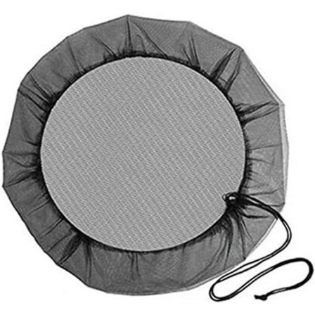 Udendørs Regnvandstønde Netdæksel Med Snøretræk Bærbar Have Spand Beskytter Have Vandtank Plantebeskyttelsesdæksel Til Havegård Græs