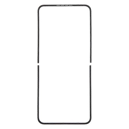 For Samsung Galaxy Z Flip6 5G F741 Housing Plate Ramme Mobiltelefon Erstatningsdel (Uten Logo)