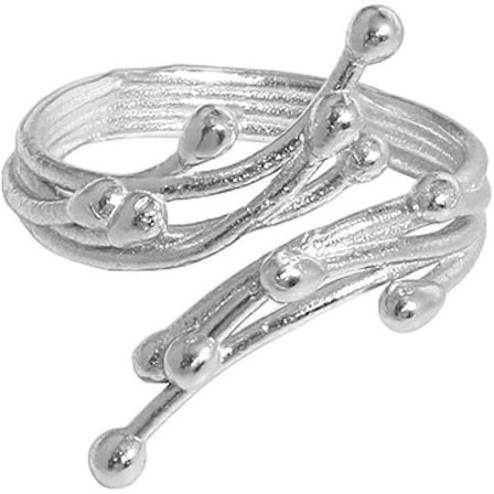 925 Sterling Silver, Personlig Justerbar Ring i Gult Guld