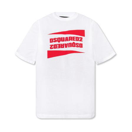 Dsquared2 Logo T-shirt Hvid, Herre T-shirts
