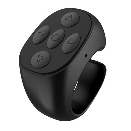 Langaton Bluetooth-mobiilisivun ohjain Douyin-kaukosäädin Musta musta