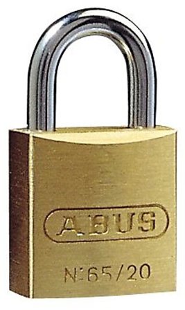 ABUS HENGELÅS 65/20 MESSING