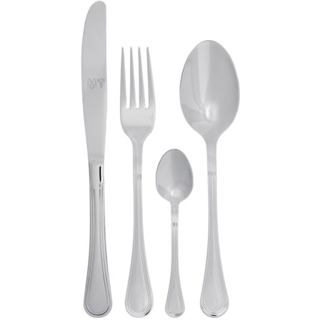 Vargen & thor Norma aterinsetti 16 osaa, kiillotettu teräs