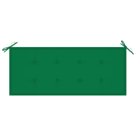 Vidaxl Bänkdyna För Trädgården 120x50x3 Cm Grön Grön