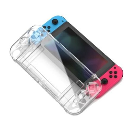 Transparent PC-fodral kompatibel med Nintendo Switch hårt skal mot repor