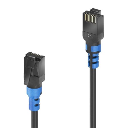 PURELINK FlexInstall Patchcable | Cat 6a | U/UTP | Low smoke/halogen free | Flexible | Black | 2m