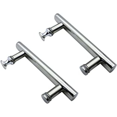 2-pakning med firkantede dusjdørhåndtak, reservedeler for trekkhåndtak