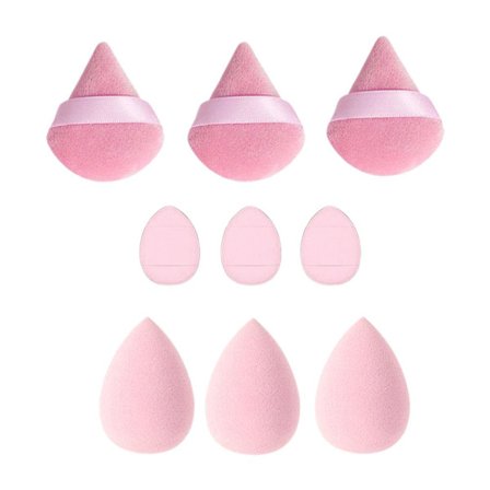 Mjuk Sminksvampset Fingertoppar Flockande Sminkägg Svamp Z9b4