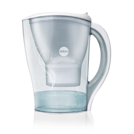 Vattenfilter kanna Eldom kapacitet. 2,5 liter