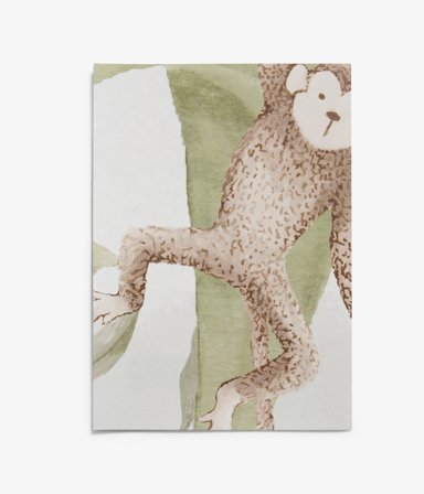 Newbie | Próbka tapety Wild Jungle - Mural | Jasnozielony