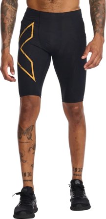 2XU Men's Light Speed Compression Short Men workout shorts Black M