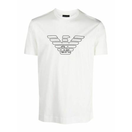 Emporio Armani, T-Shirts Wit, Heren, Maat:M