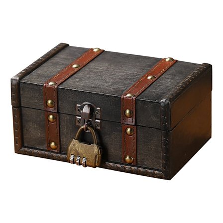 Dekorationsboks til rekvisitter, smykkeskrin til opbevaring af halskæder