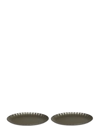 Serax | Plate Oval S Green Inku By Sergio Herman | 25X17.5CM x 25