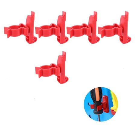 5 STK Garasje Pegboard Krok Pegboard Kroker Sylindrisk klips