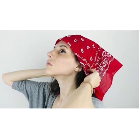 TVÅ FÖR 99.00 RÖDA Bandana & snusnäsduk