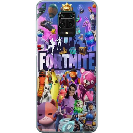 Yhteensopiva Puhelinkuori Xiaomi Redmi Note 9 Pro Fortnite kollaasi Victory Royale hahmot skins aarteet värikäs Fortnite pelaamisen suunnittelu
