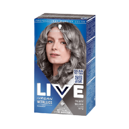 Schwarzkopf LIVE Urban Metallic Hårfärg Dam Silver 142,50 ML