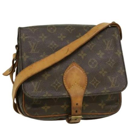Louis Vuitton Vintage, Pre-owned Canvas louis-vuitton-bags Bruin, Dames, Maat:ONE Size