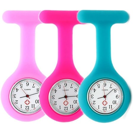 3 kpl sairaanhoitajan rannekello-solki, silikoninen nastalla/leikkurilla, Infecti,ZQKLA