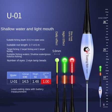 Rock Fishing flöte Smart Fishing Floats U-01 U-01