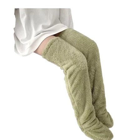 Hyggelige Strømper Lårhøje Knæhøje Snuggle Paws Høje Strømper Grøn