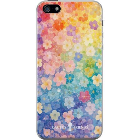 Kompatibel Mobilcover til Apple Apple iPhone 5 Cactus and Friends – RainbowBloom