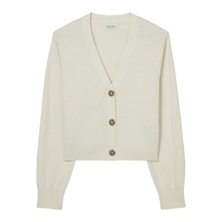 Marc O'Polo Cardigans vit, Dam Koftor, Dam, Storlek: L