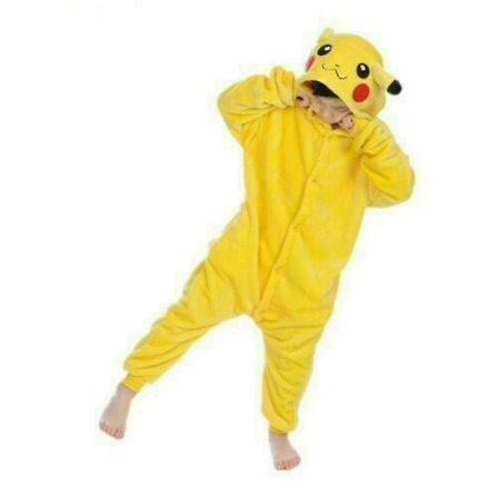Kids Elf Pikachu Pyjamas Pyjamas Party Barn Cosplay kostym