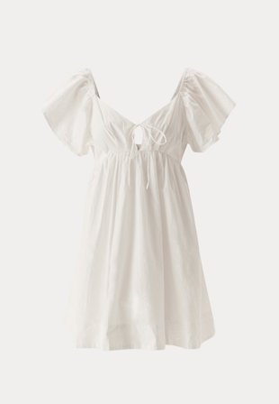 Bubbleroom Occasion - Tie Back Frill Short Dress - XS